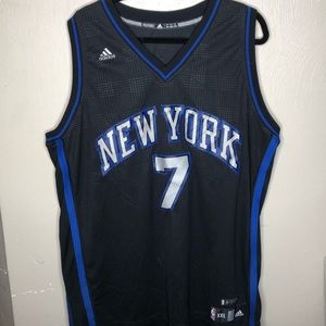 New York Knicks Carmelo Anthony Black Jersey